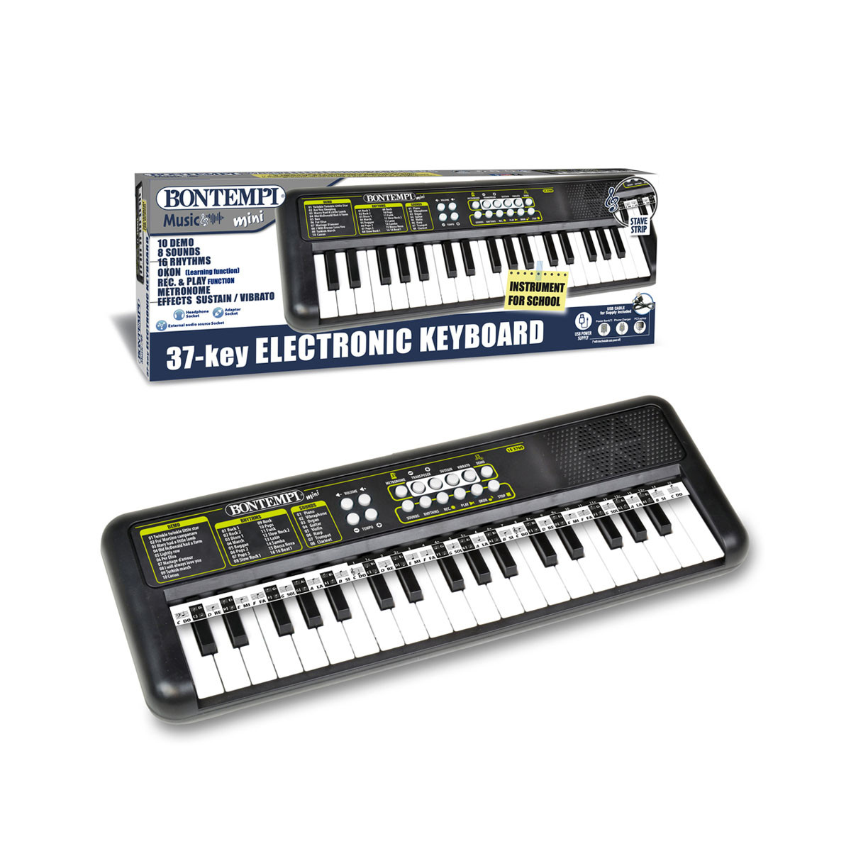 Електронска клавијатура 'Music Mini' со 37 клавиши 