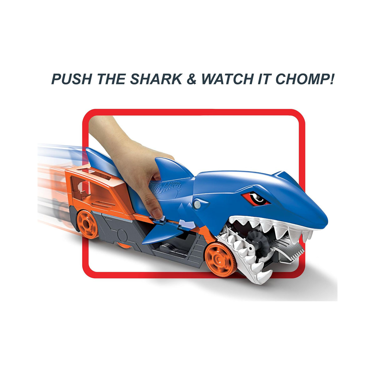 Сет за игра Hot Wheels - Shark Chomp Transporter 
