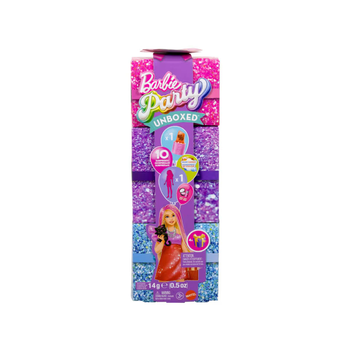 Кукла Barbie: Party Unboxed - Red Sparkle Doll + Accessories 