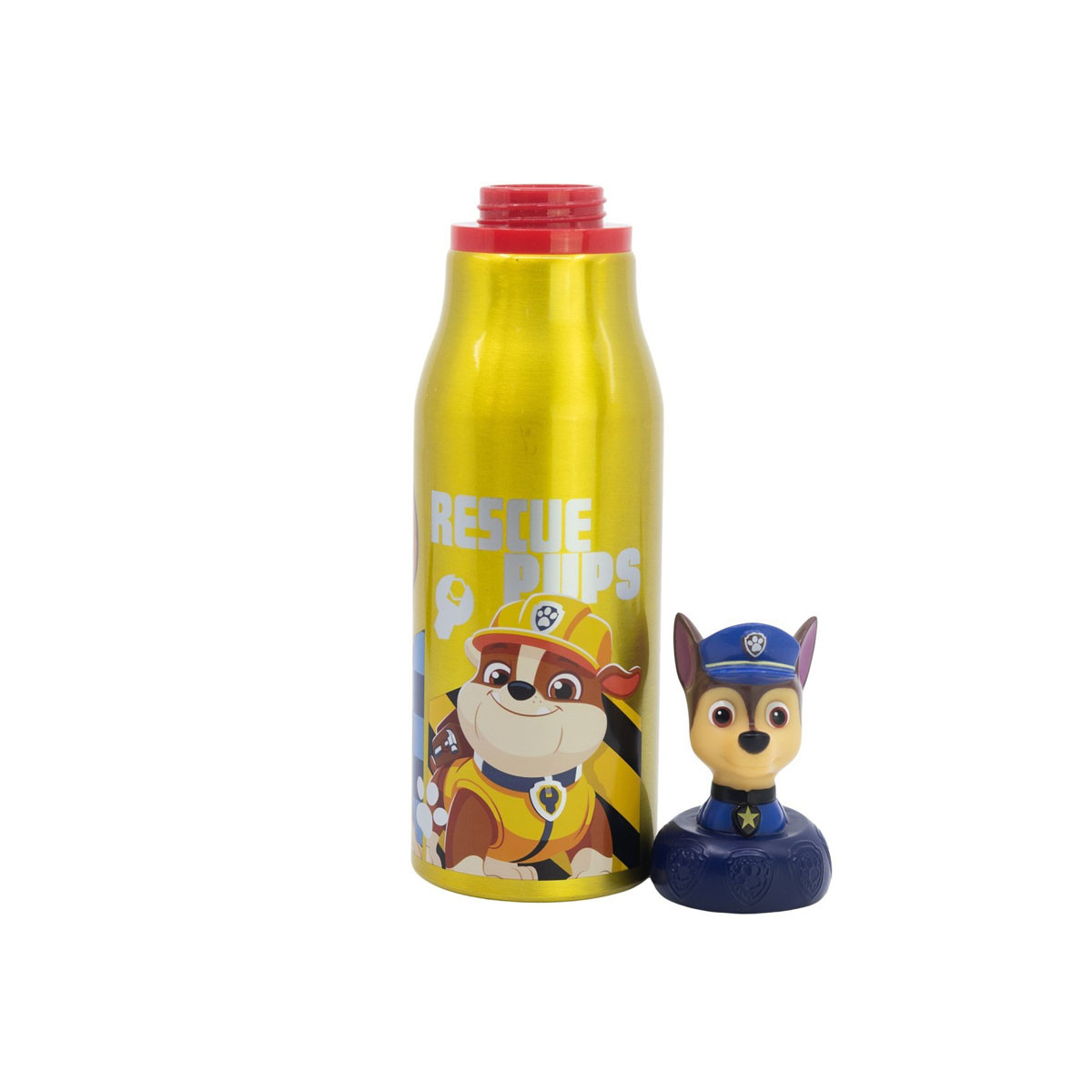 Алуминиумско шише за вода со 3D фигура, Paw Patrol - Chase, 690ml 