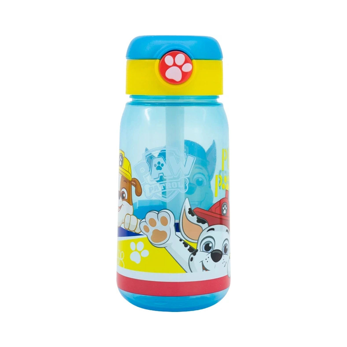 Шише со сламка, Paw Patrol - Pup Power, 510ml 