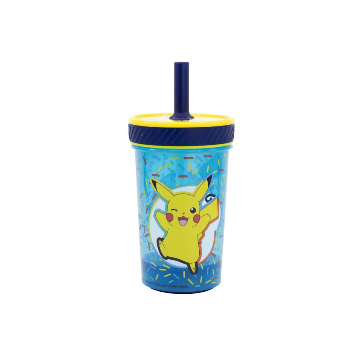 Чаша со сламка, Pokemon - Pikachu, 370ml 