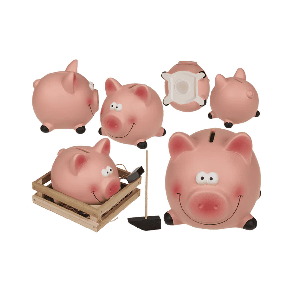 Касичка за пари со чеканче Pig 