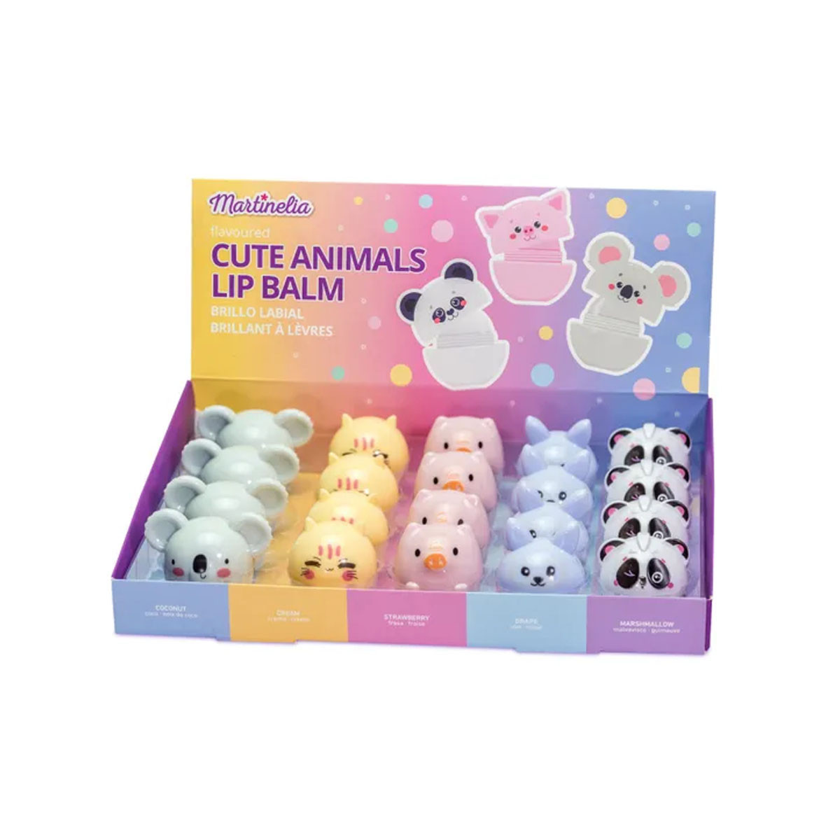 Детски балзам за усни Cute Animals 3D, 5 дизајни 