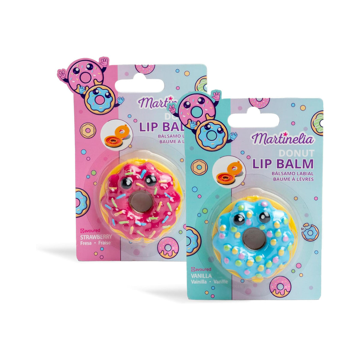 Детски балзам за усни Donut, 2 дизајни 