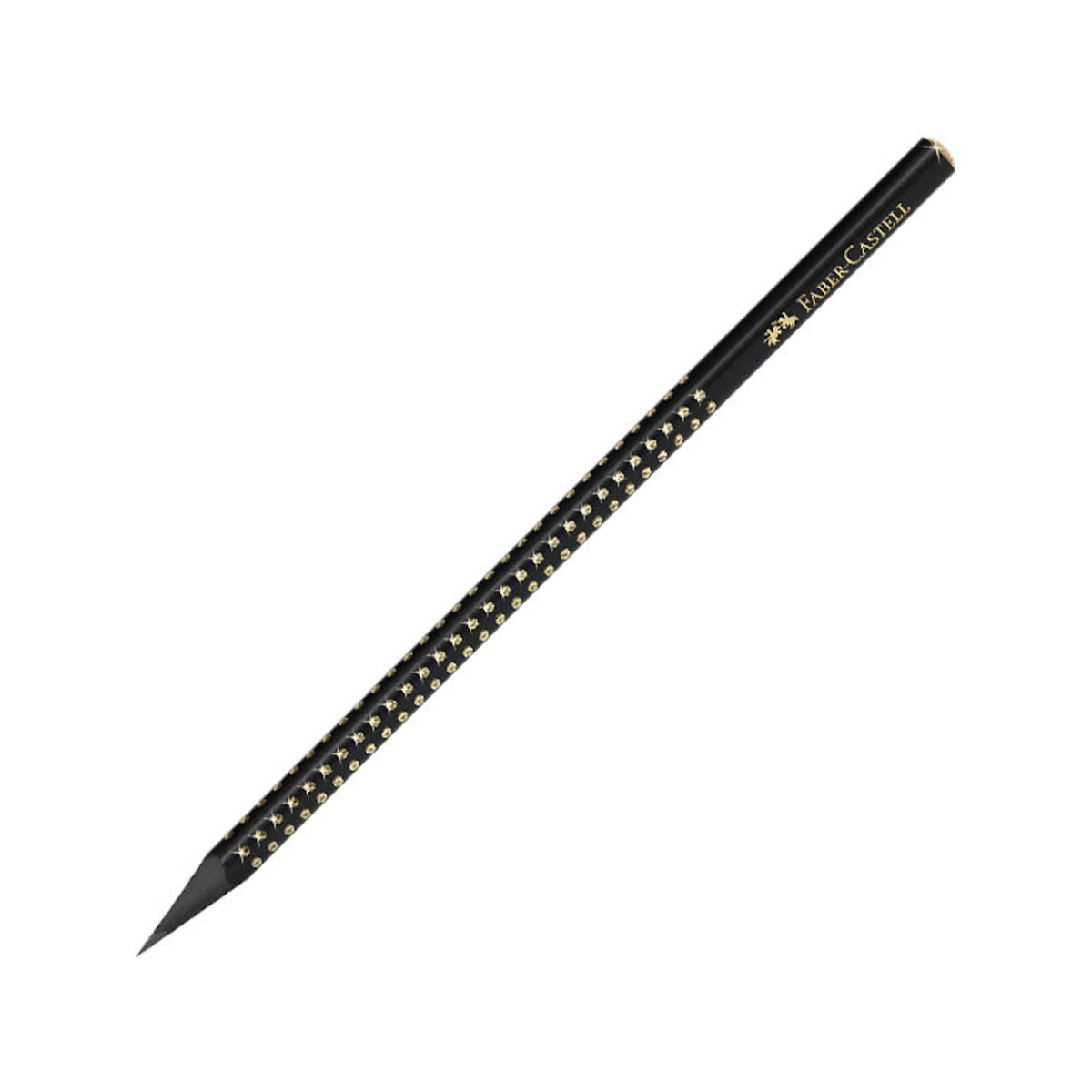 Молив, Faber Castell - Sparkle Midnight, B, Gold 