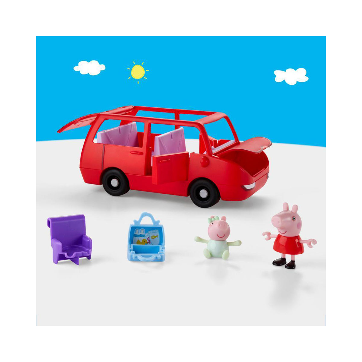 Сет за игра, Peppas Big Family Car Playset 