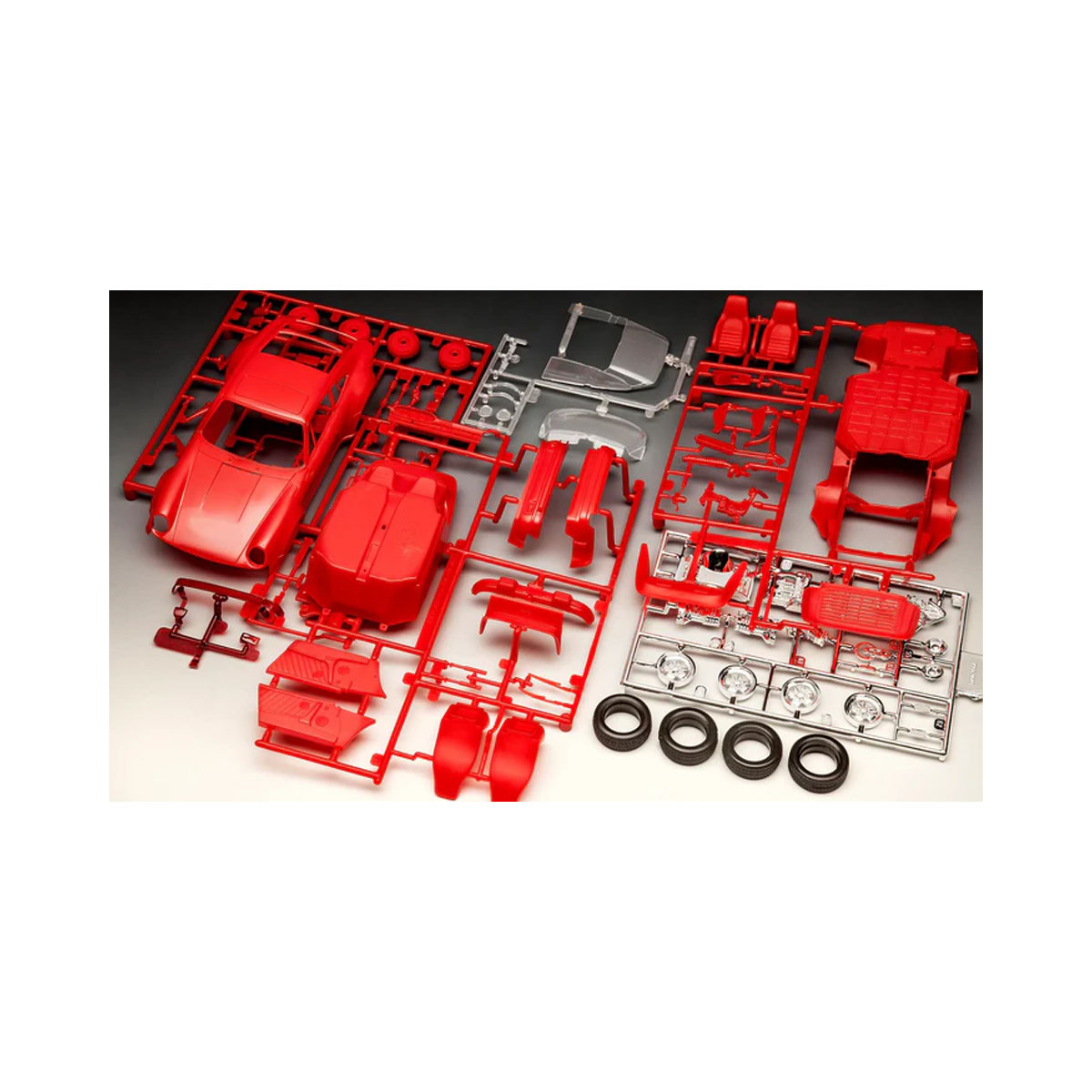 Макета, Gift Set Porsche 911 Turbo 50th Anniversary, 1:24 