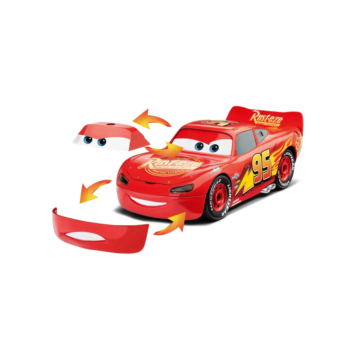 Макета, Disney: Cars - Lightning McQueen (Light & Sound), 1:20 
