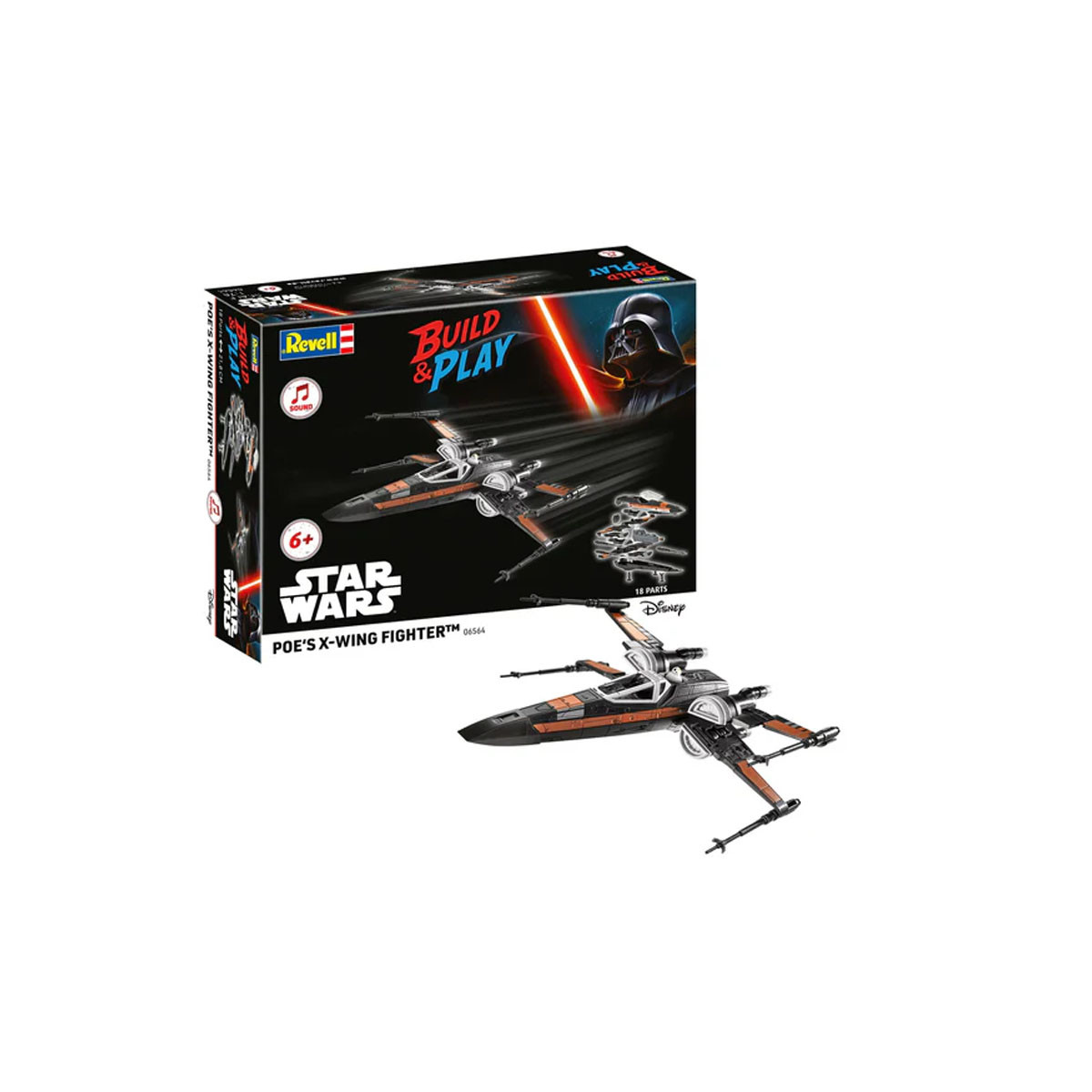 Макета, Star Wars: Poes X-Wing Fighter (w/Sound): Build & Play, 1:78 