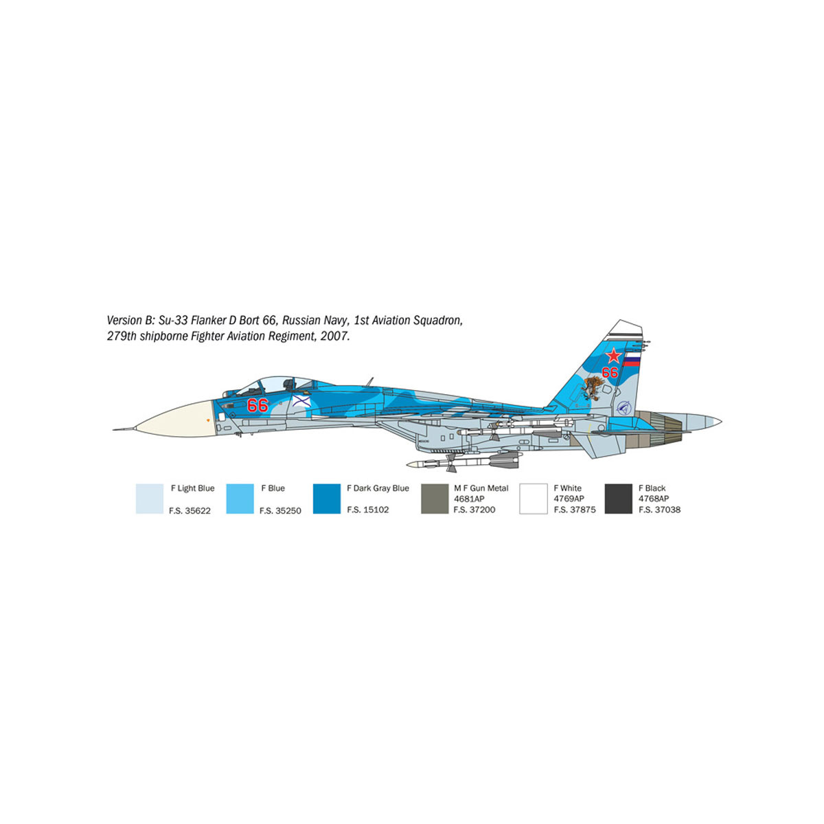 Макета, SU - 33D Flanker-D, 1:72 