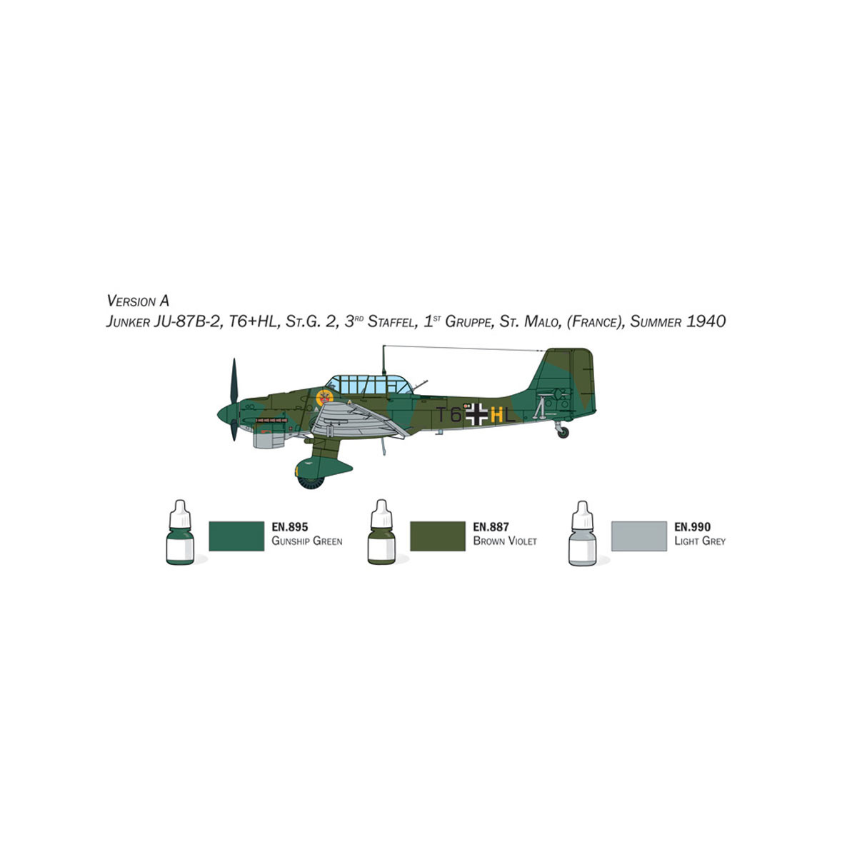 Макета, Junker Ju-87B Stuka, 1:72 