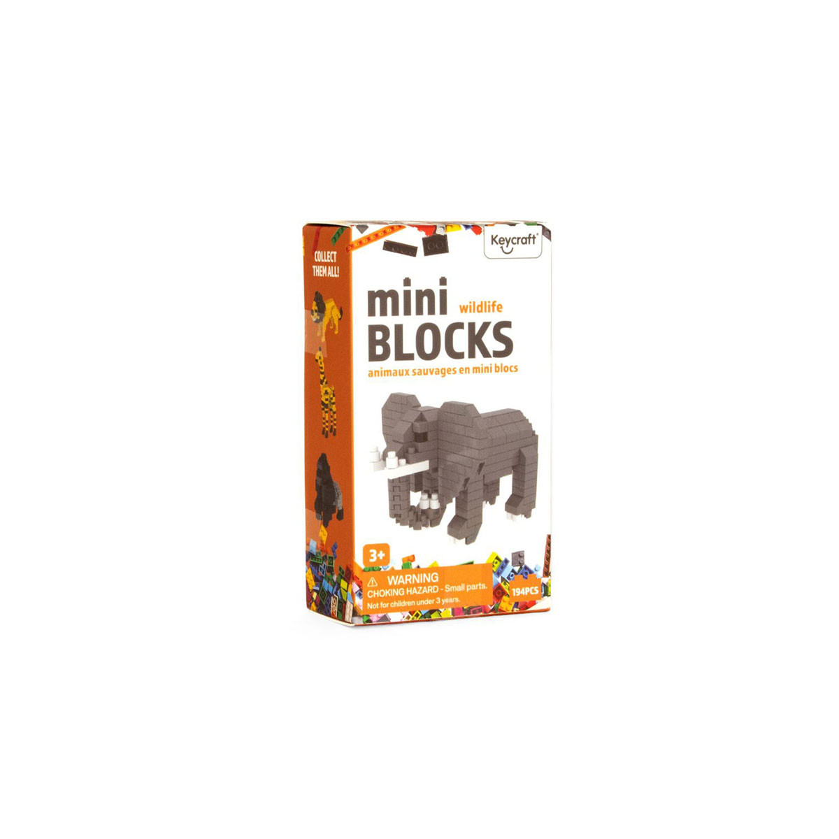 Мини сет коцки за градба, Wildlife Mini Blocks, 4 модели 