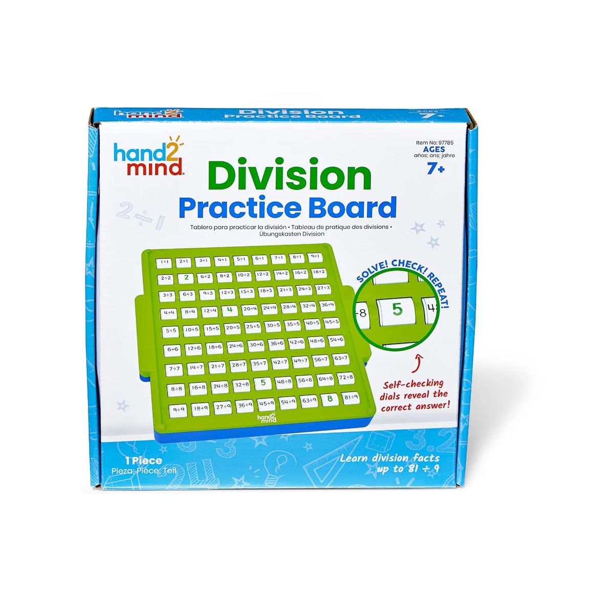 Табла за делење, Division Practice Board 