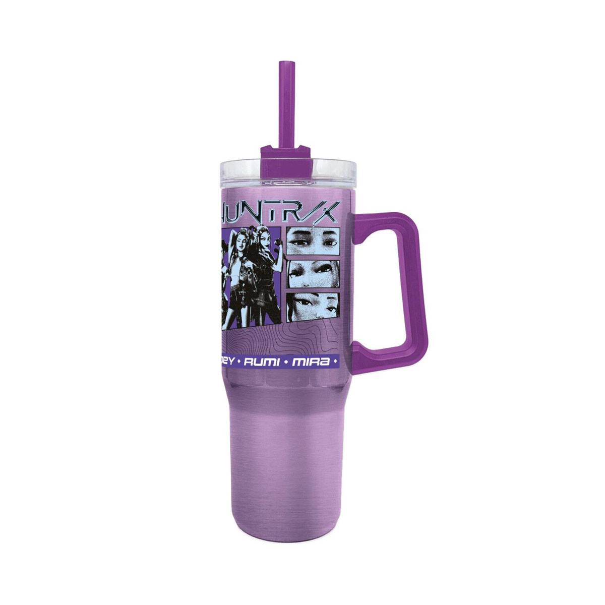 Термос-чаша со сламка, KPOP: Demon Hunters, 920ml 