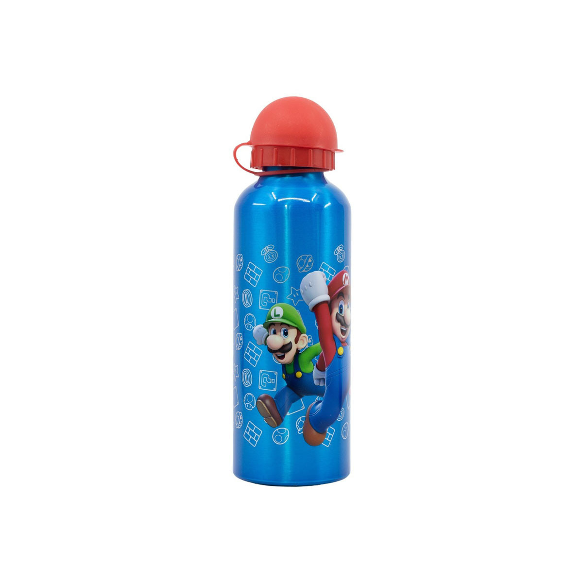 Алуминиумско шише за вода, Super Mario, 530ml 