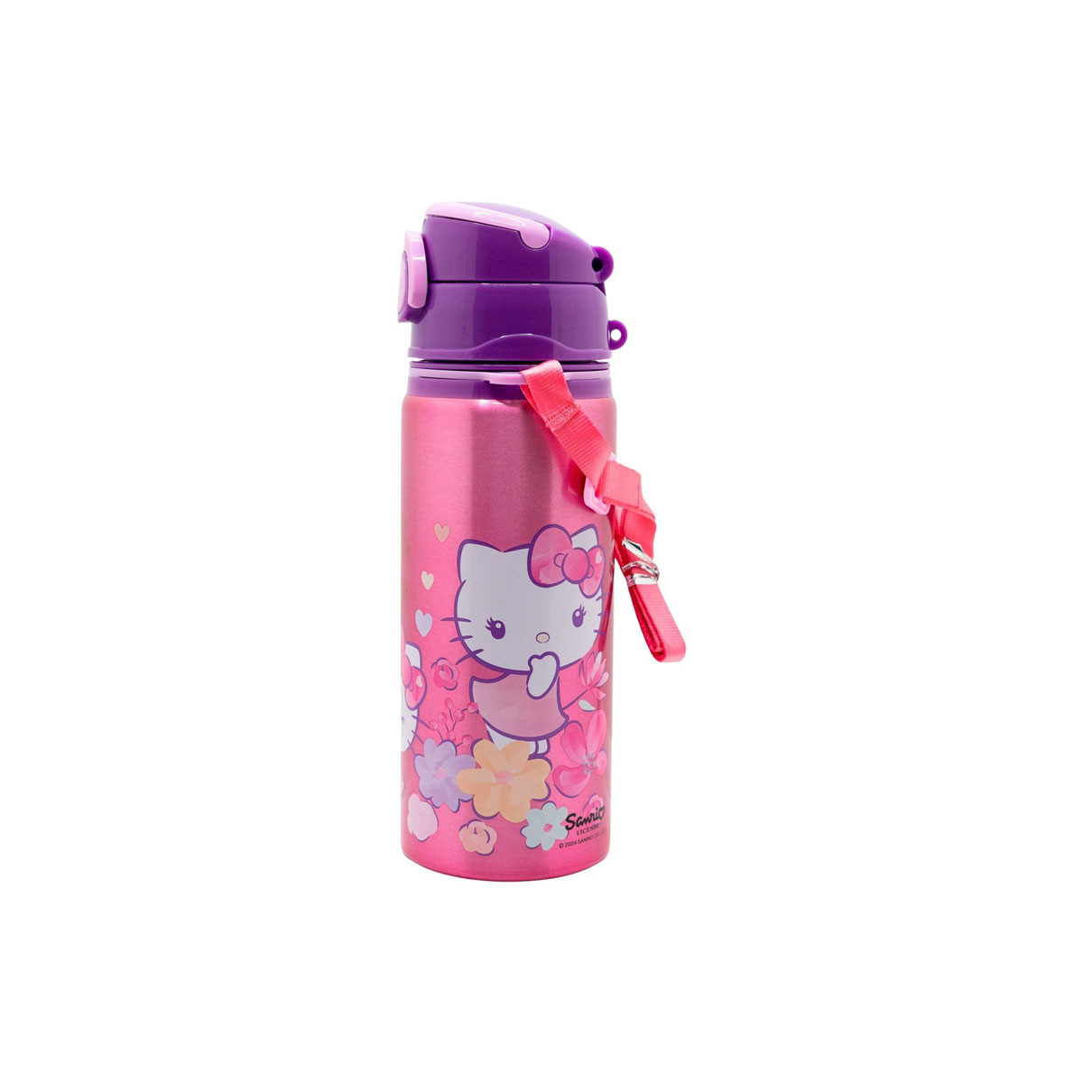 Алуминиумско шише за вода со рачка, Hello Kitty, 730ml 