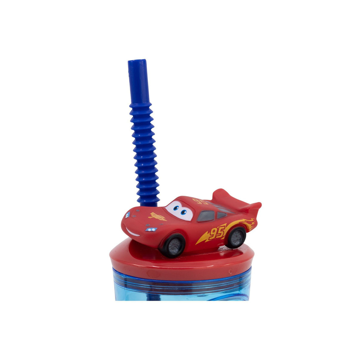 Чаша со сламка, Pixar: Cars Stickers, 360ml 