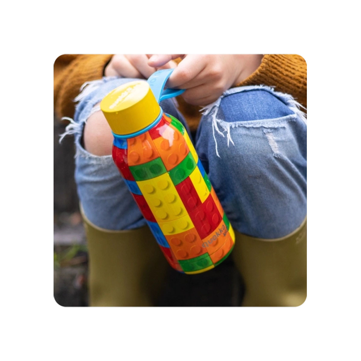 Термос, Quokka Kids - Solid: Color Bricks, 330ml 