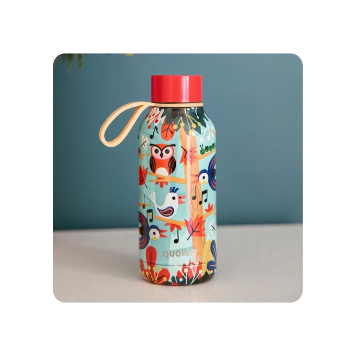 Термос, Quokka Kids - Grove Birds, 330ml 