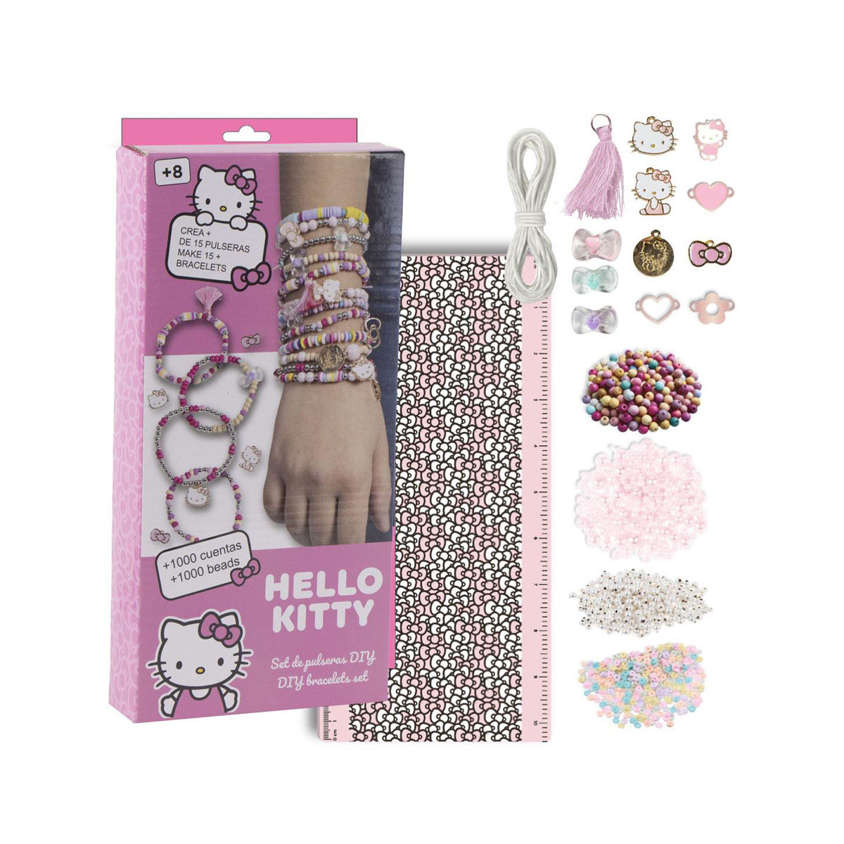 Сет за изработка на накит, Hello Kitty - DIY Bracelets 