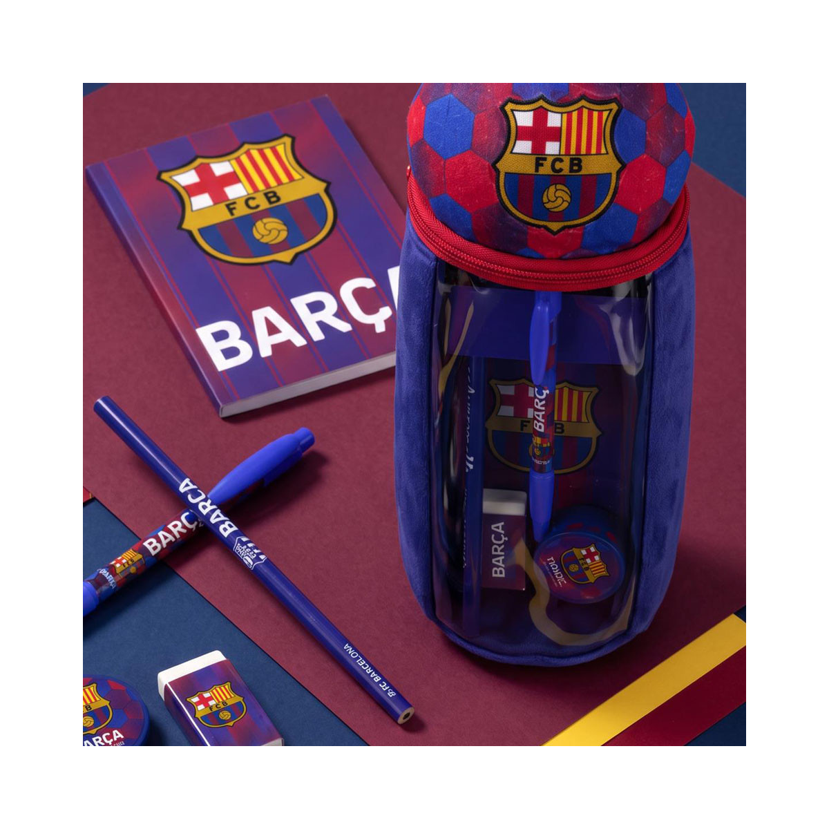 Сет за пишување во несесер, FC Barcelona 