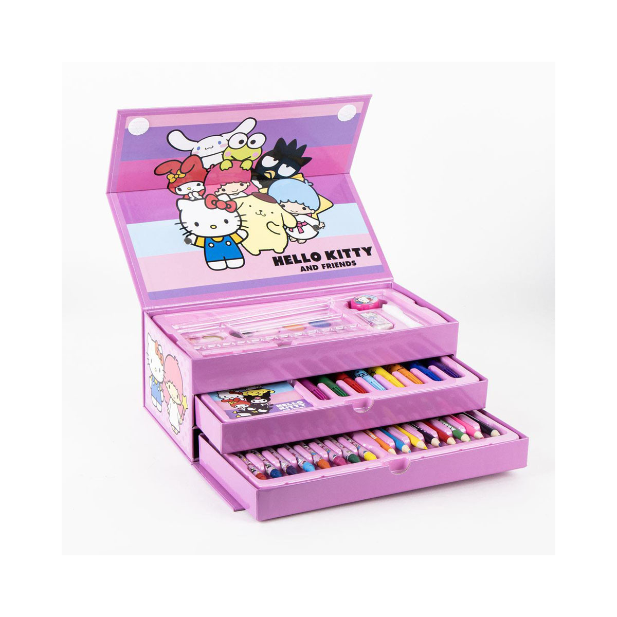 Сет за боење во куферче, Hello Kitty & Friends 