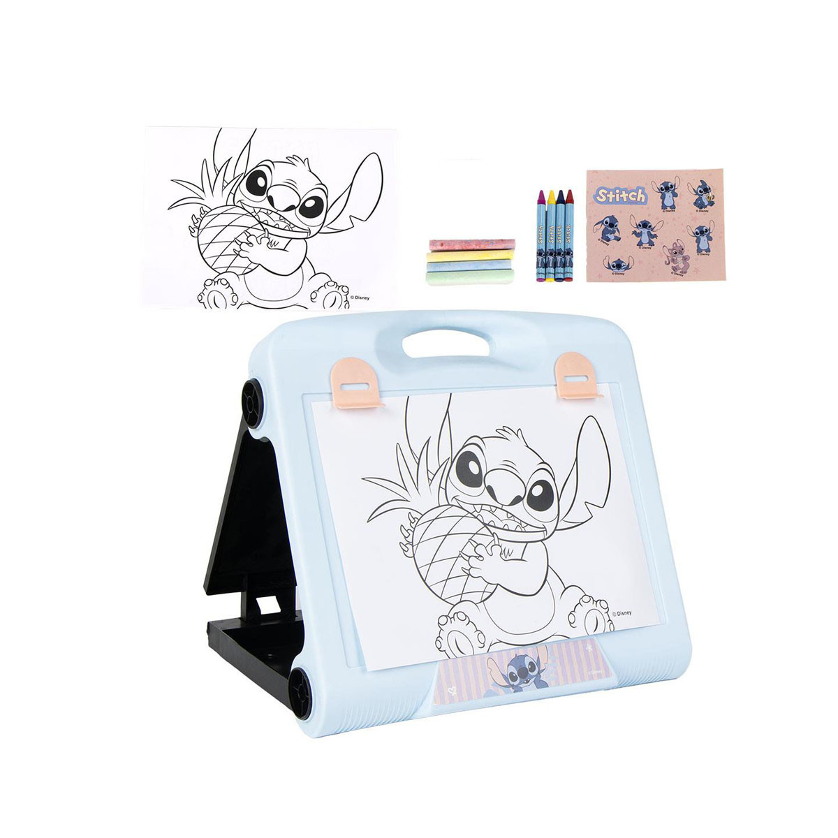 Сет за цртање со мини штафелај, Disney: Stitch 