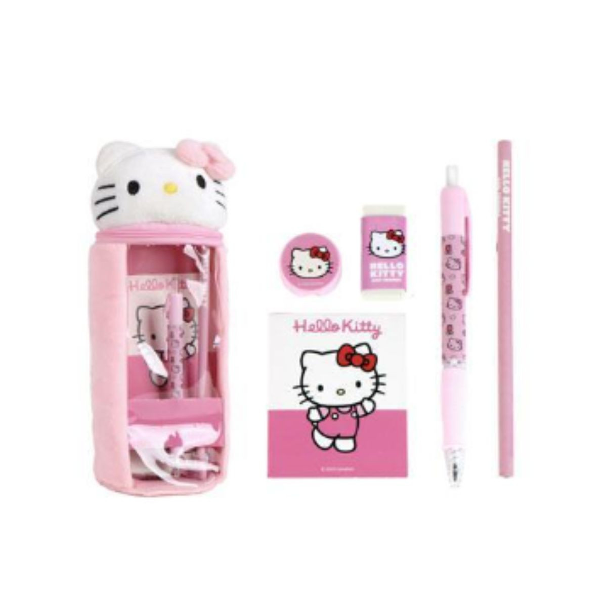 Плишан несесер за моливи - полн, Hello Kitty & Friends - Hello Kitty 