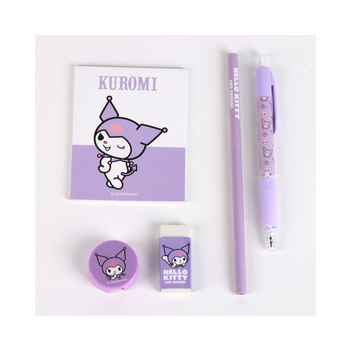 Плишан несесер за моливи - полн, Hello Kitty & Friends - Kuromi 