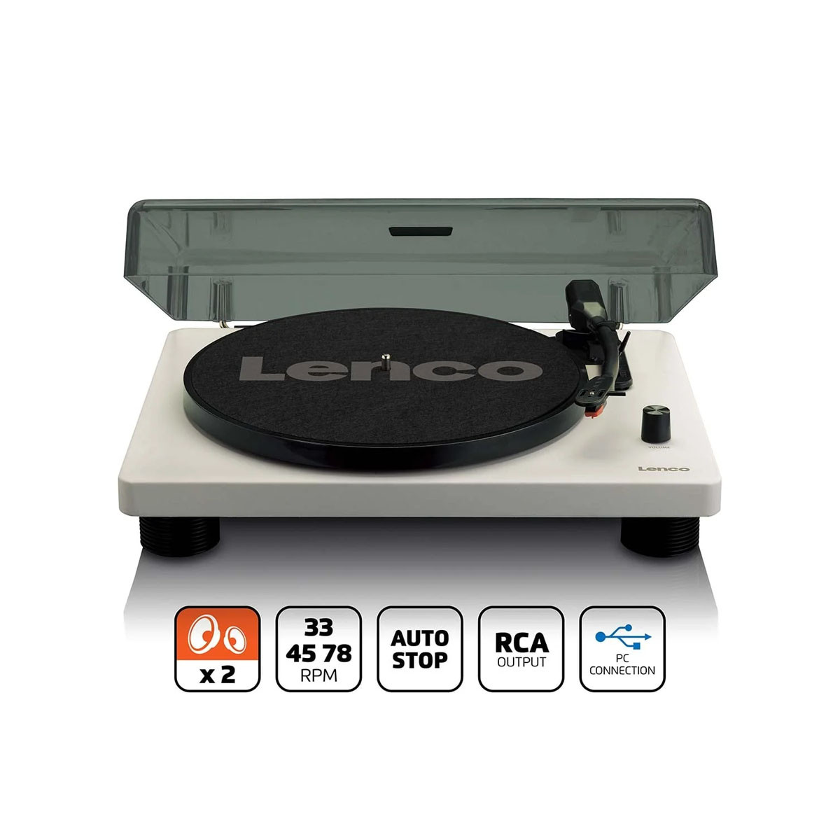 Грамофон, LENCO LS-50 - Grey 