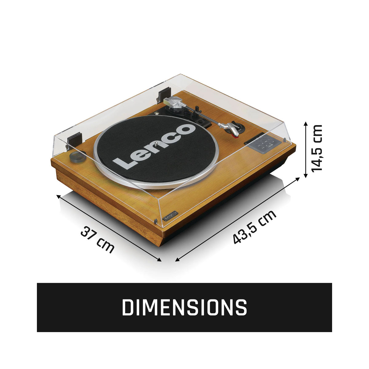 Грамофон, LENCO LS-55 - Wood 