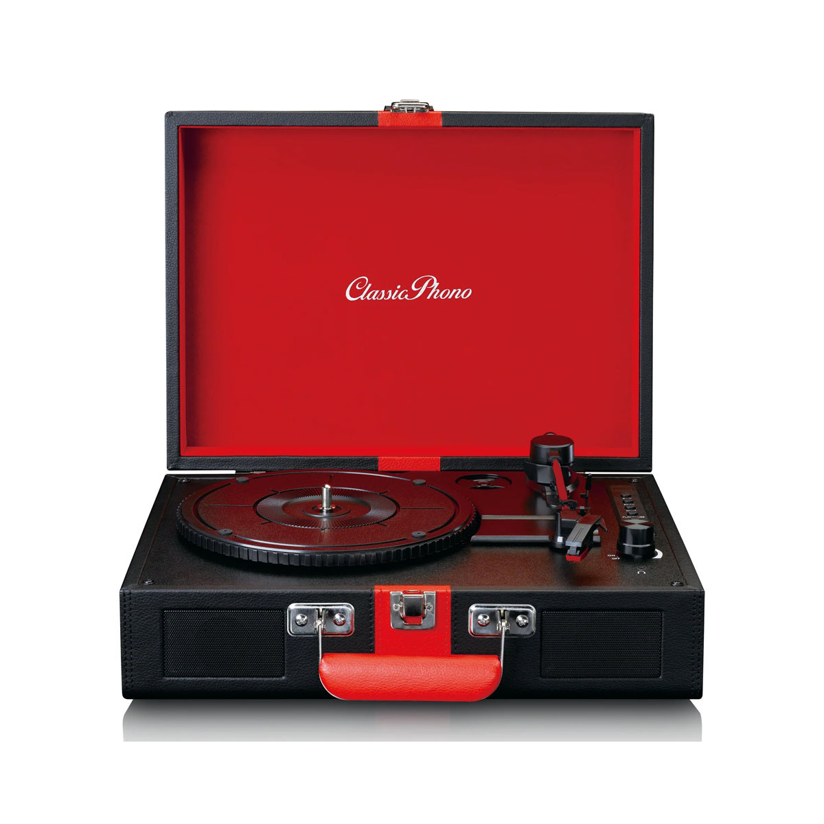 Грамофон, CLASSIC PHONO TT-110 - Black/Red 