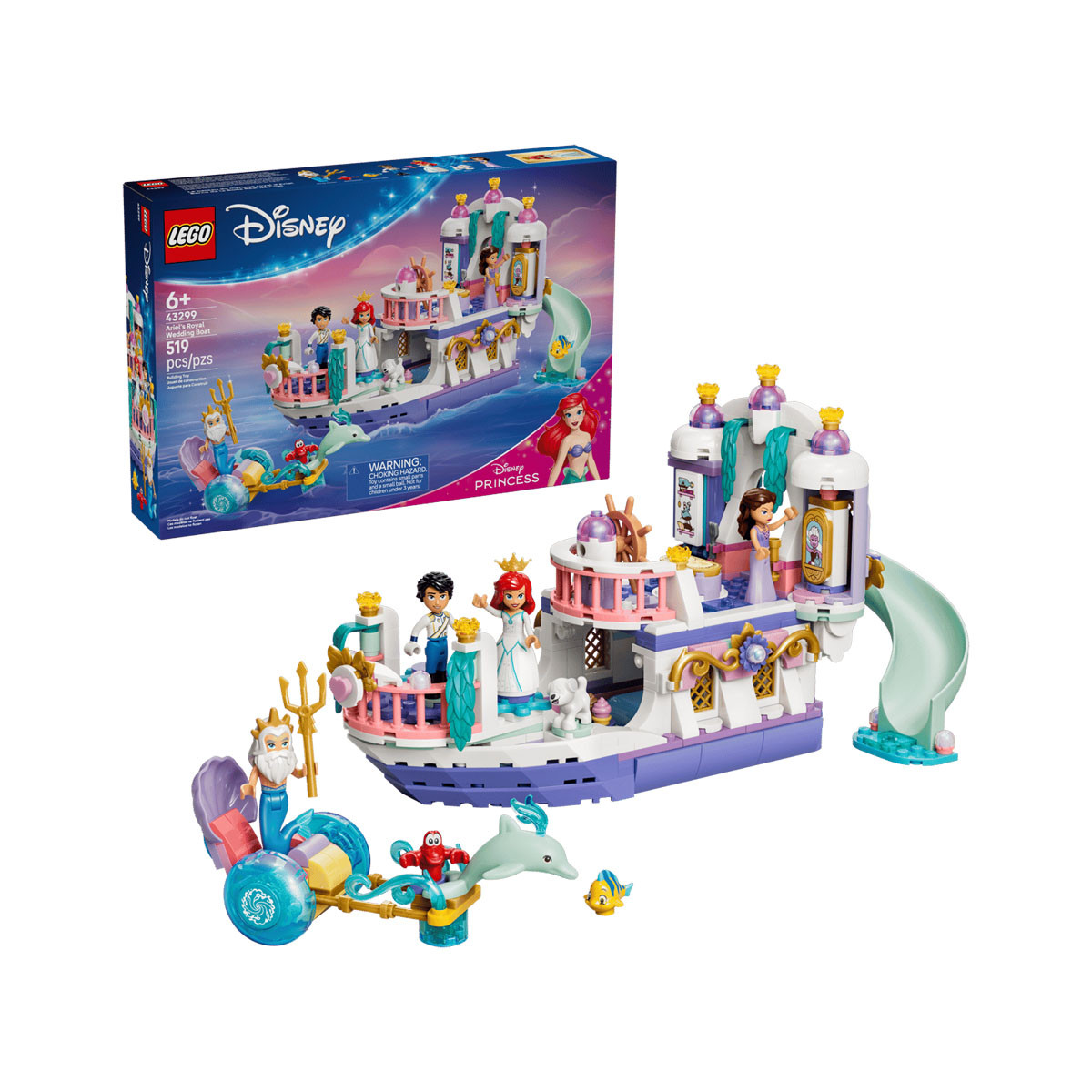 LEGO коцки, Disney, Ariel's Royal Wedding Boat 