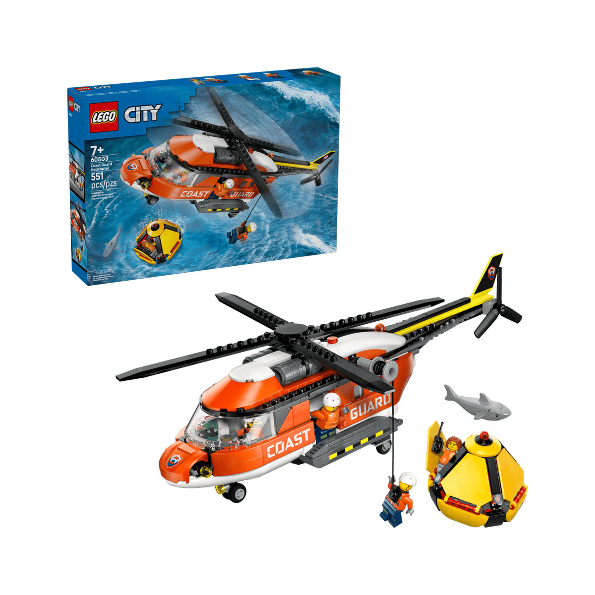 LEGO коцки, City, Coast Guard Helicopter 