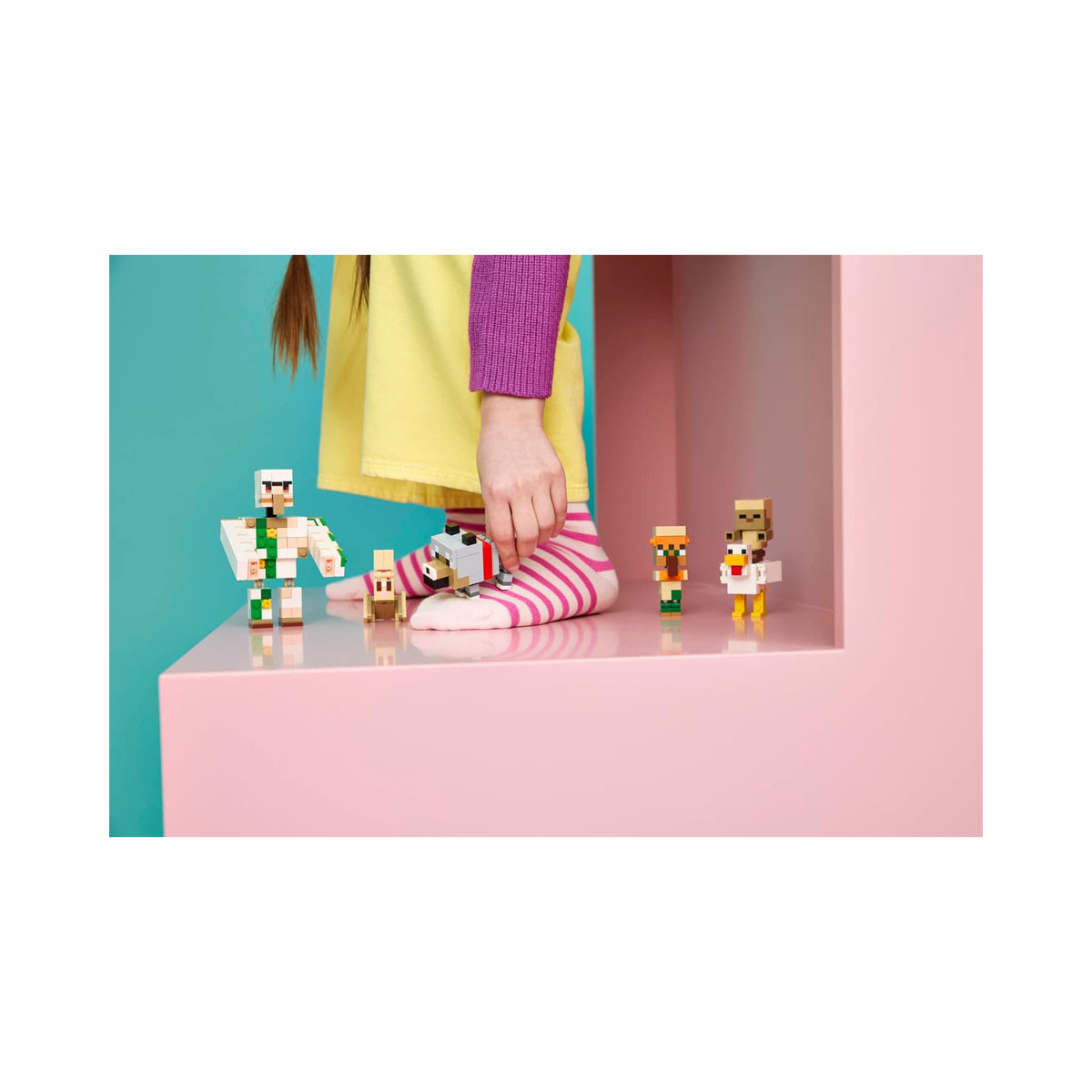 LEGO коцки, Minecraft, Chicken Jockey Desert Attack 