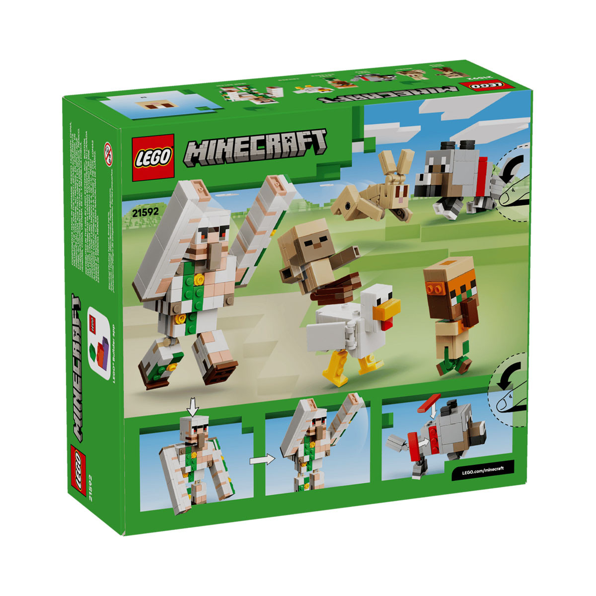 LEGO коцки, Minecraft, Chicken Jockey Desert Attack 
