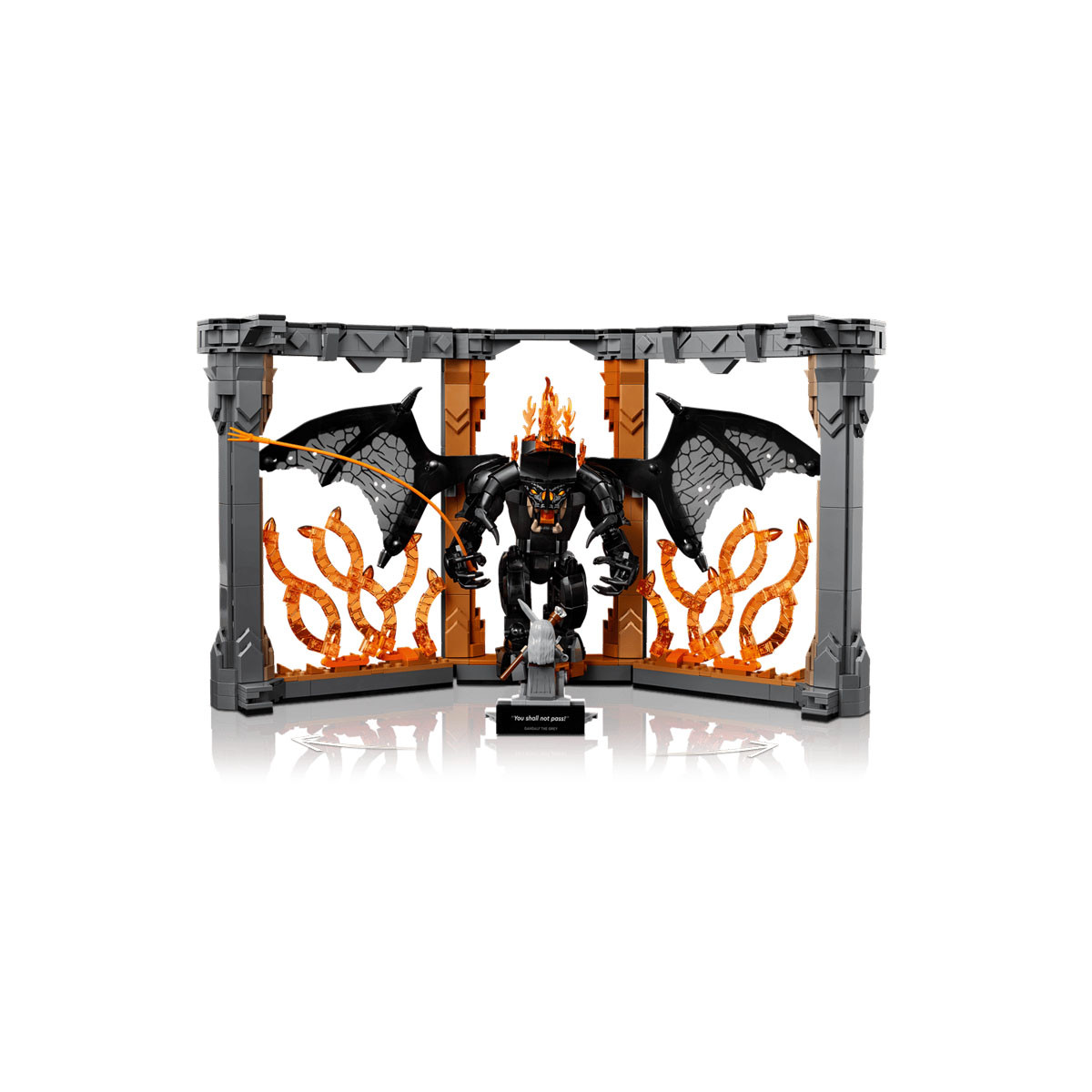 LEGO коцки, LEGO Icons, The Lord of the Rings: Balrog Book Nook 