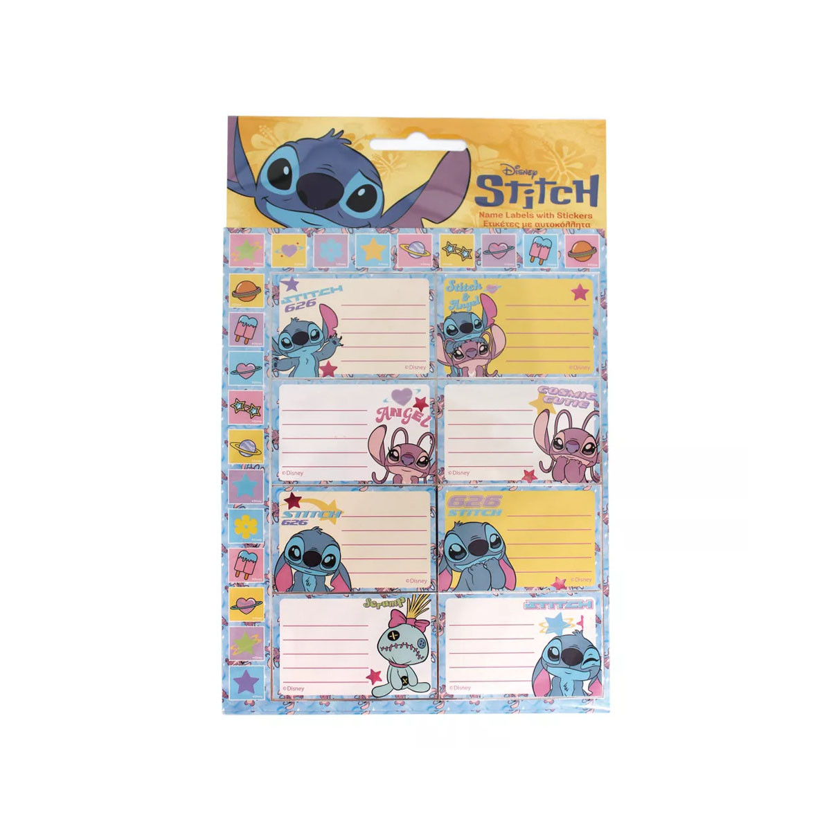 Налепници за име, Disney: Stitch 