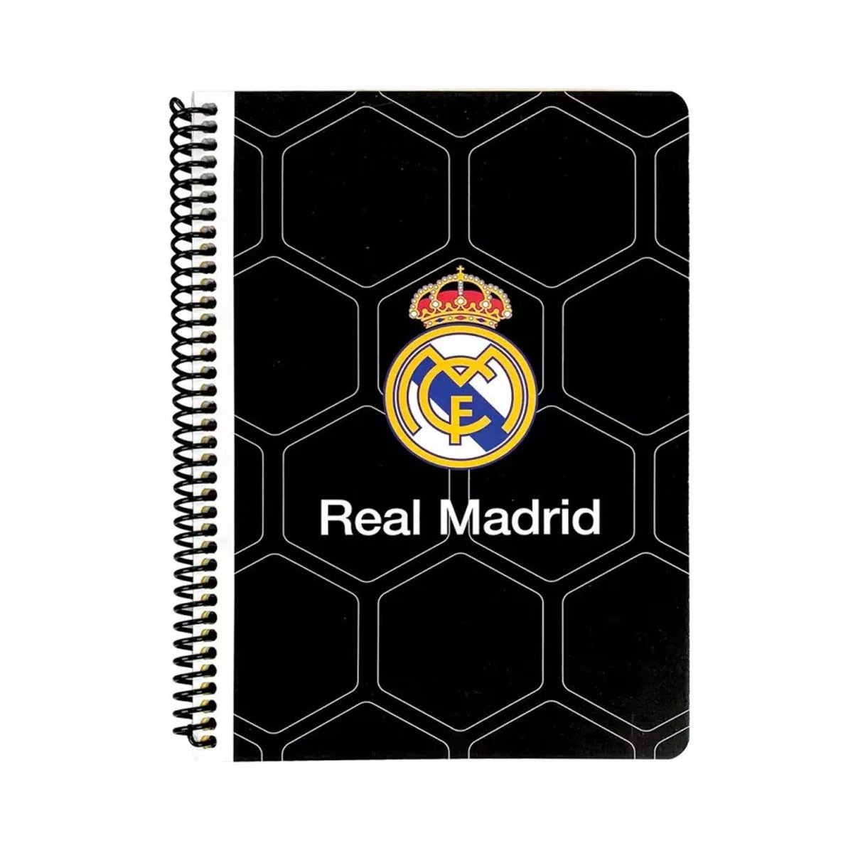 Тетратка со спирала, FC Real Madrid Black, B5 