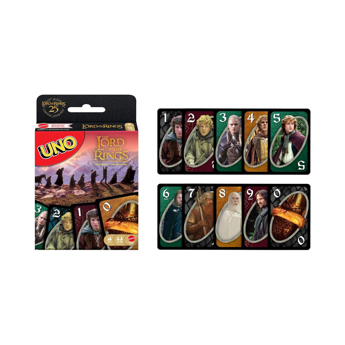 Карти за игра 'UNO: The Lord of the Rings' 
