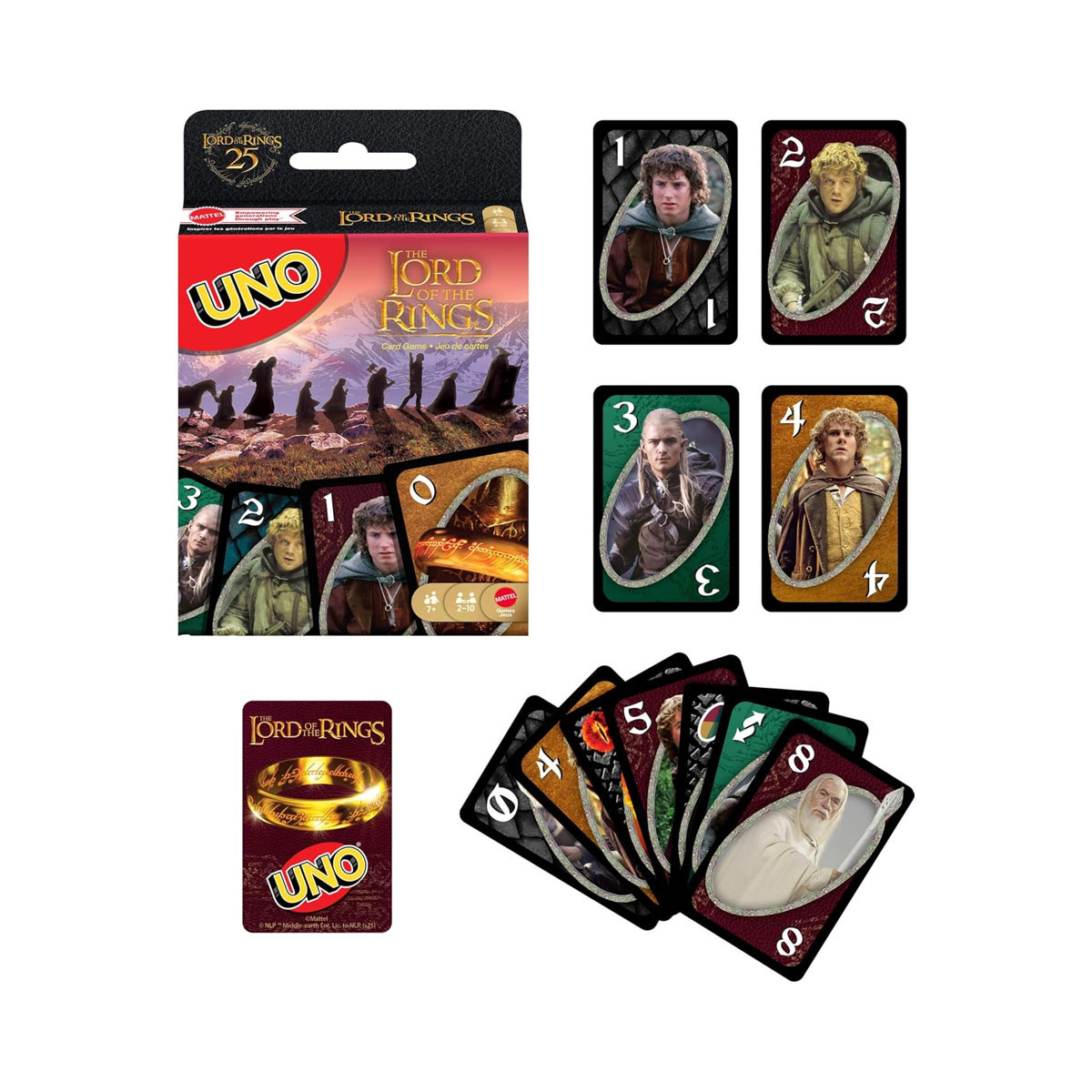 Карти за игра 'UNO: The Lord of the Rings' 