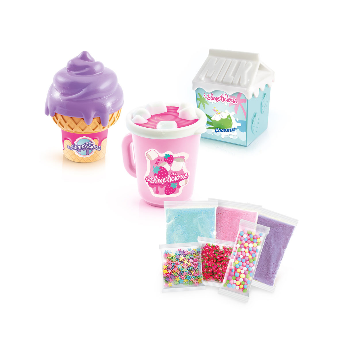 Сет за изработка, So Slime DIY - Slimelcious Slime Shakers 3 Pack 