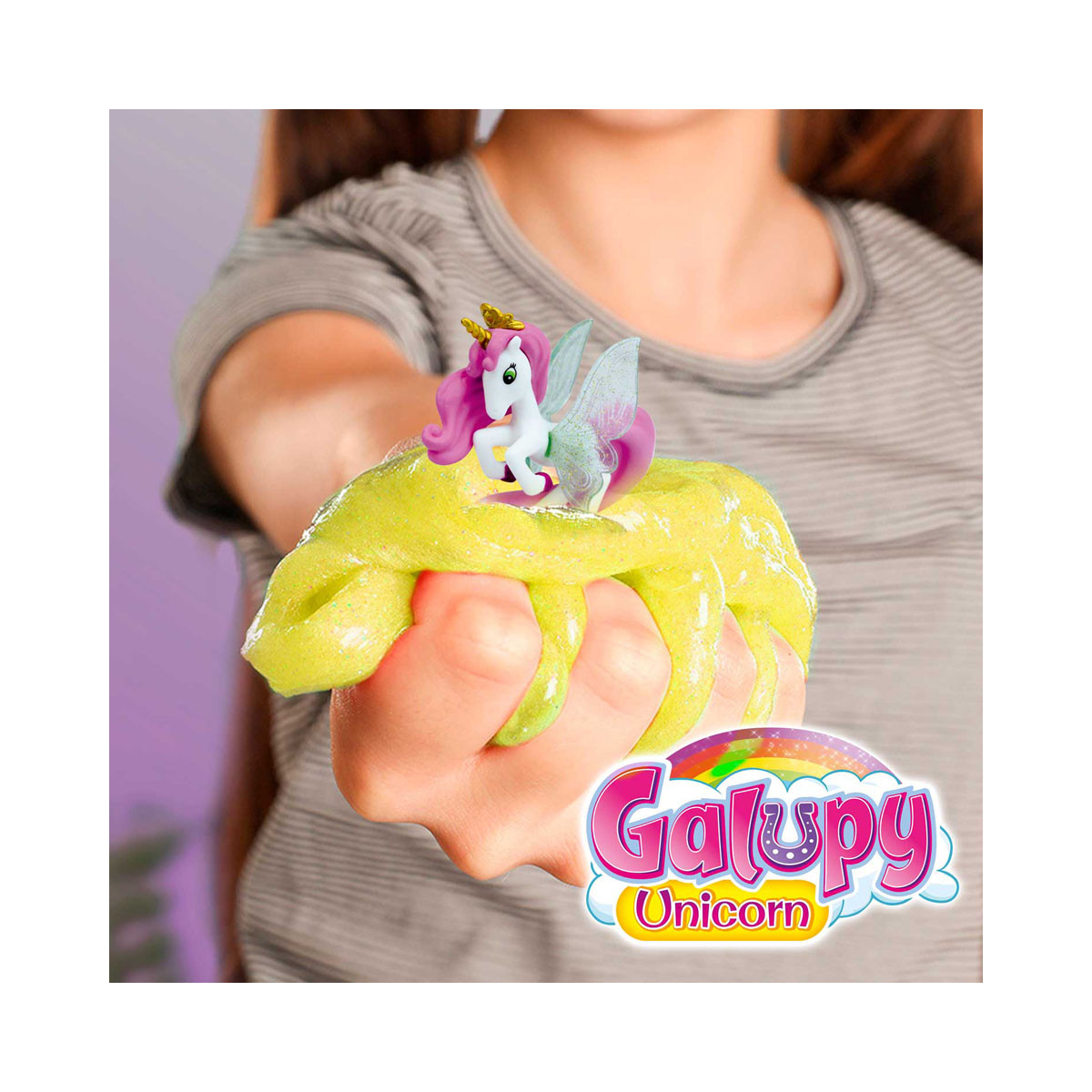 Слајм со скриена фигура 'Galupy Unicorn' 