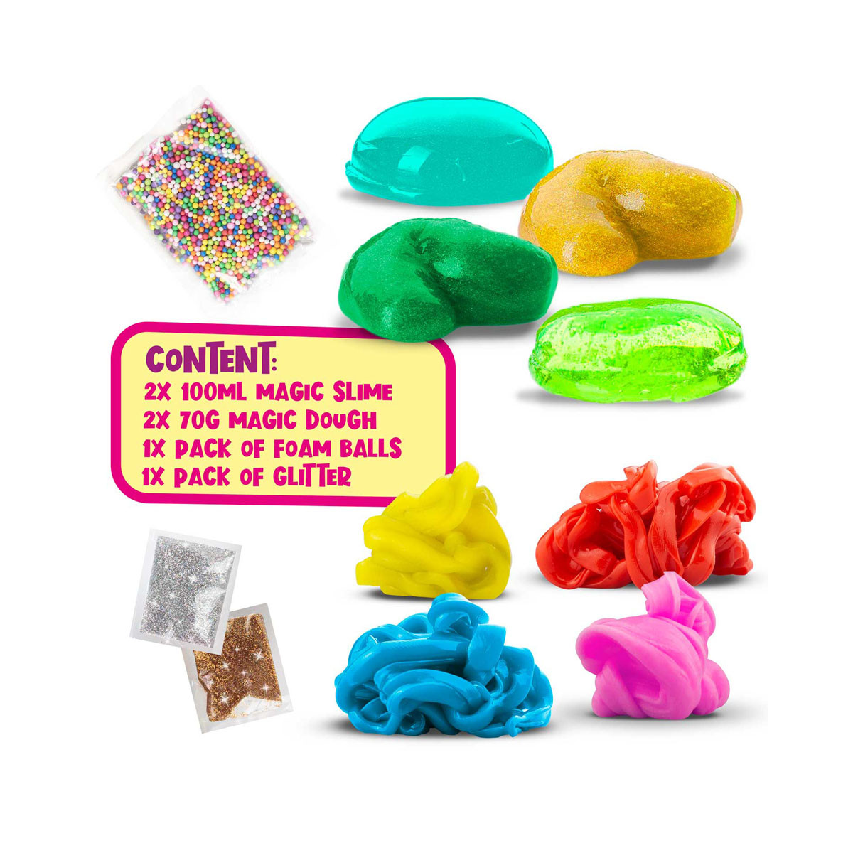 Сет слајмови, Magic Dough - Compound Fun Box 