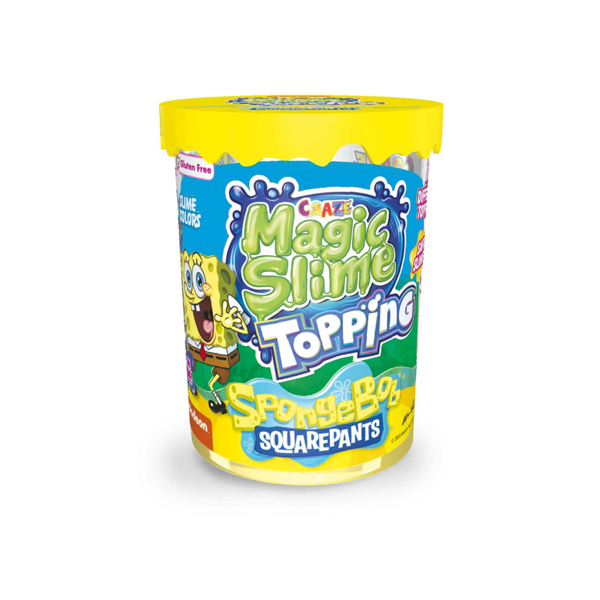Слајм во чашка, Magic Slime Topping - SpongeBob Squarepants, 6 бои 