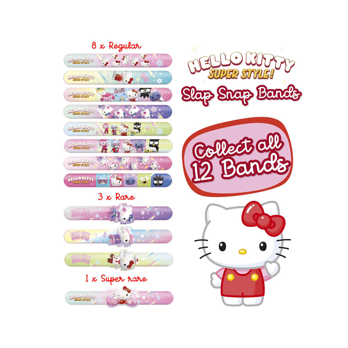 'Snap' алка, Hello Kitty, 12 дизајни 