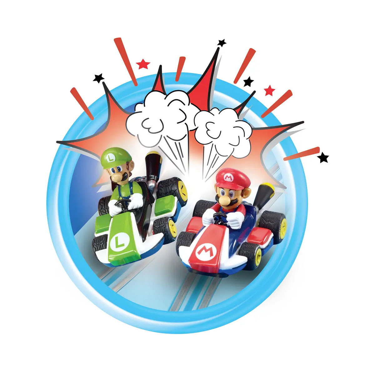 Сет за игра со колички, Mario Kart - Mario & Luigi 