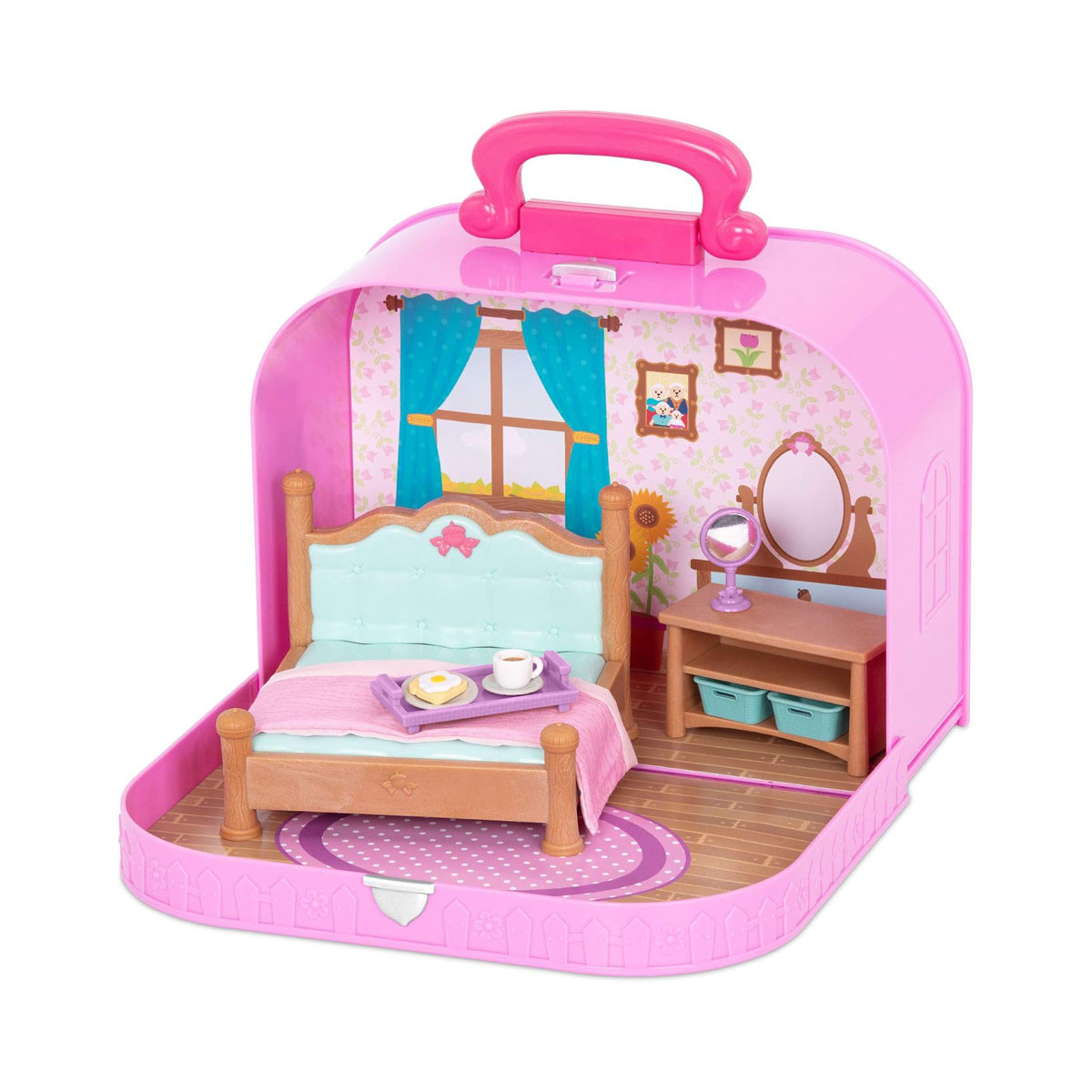 Сет за игра, Lil Woodzeez - Travel Suitcase Bedroom 