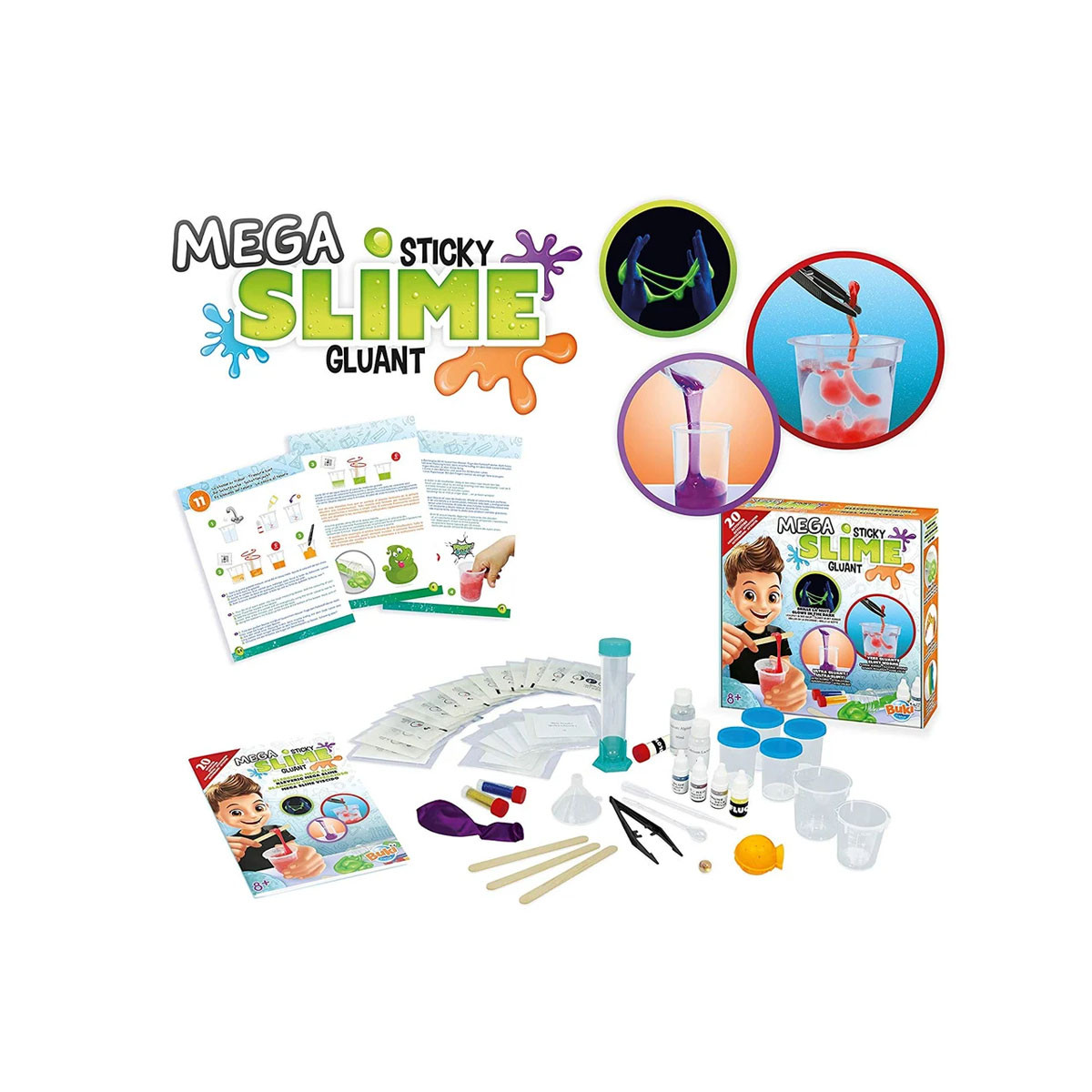 Едукативен сет за изработка 'Mega Sticky Slime' 